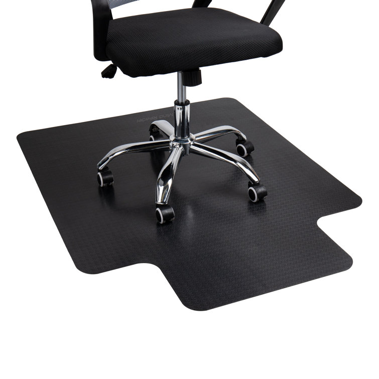 Square Chair Mat with Straight Edge for Firm Surfaces