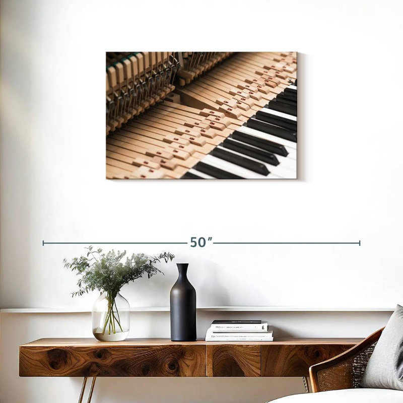 Abarca Old School Piano, 20" H x 30" W