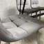 Wooden Dining Table and 6 Velvet Chairs - Stylish Dining Room Furniture-1462160728-1455945805