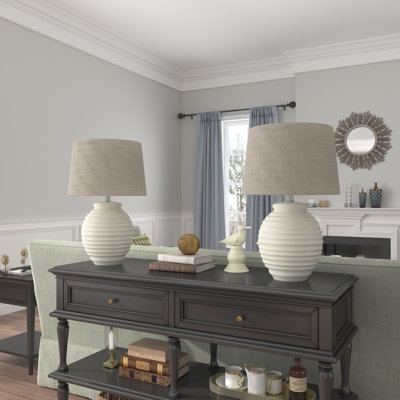 Brainley 23.75" Ceramic Table Lamp Set