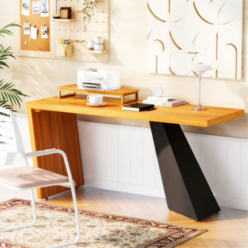 Table de salle à manger en bois d'acacia avec 2 bancs et table