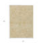 Tapis intérieur lavable abstrait doré 10 pi x 14 pi
