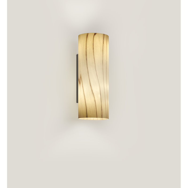Romanica Slim Wall Sconce, Natural White, Matte Black