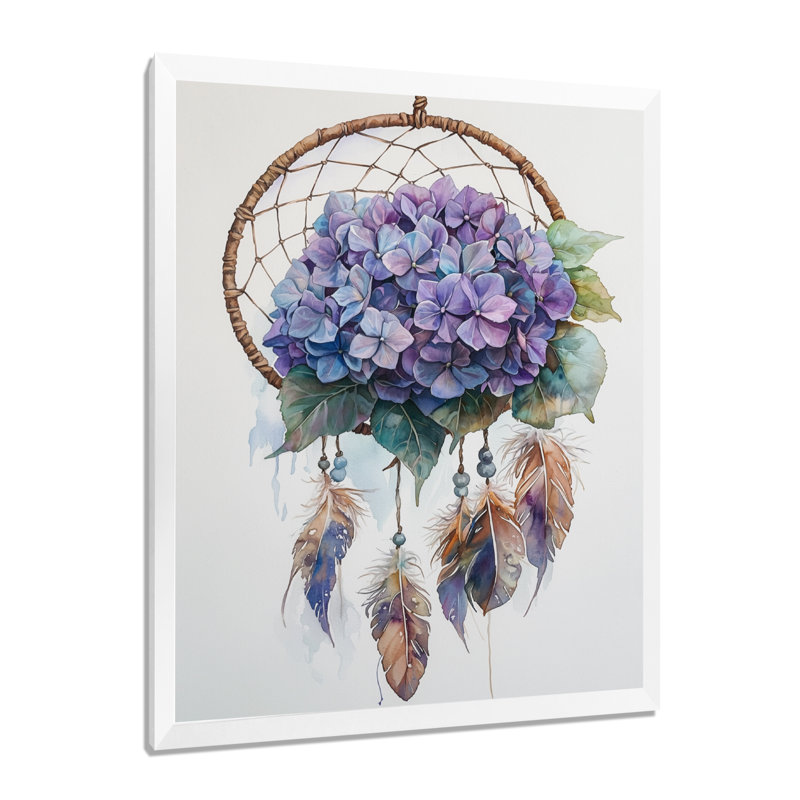 Kibler - impressions sur toile florales, H 40 po x l 30 po, Picture Framed, Blanc