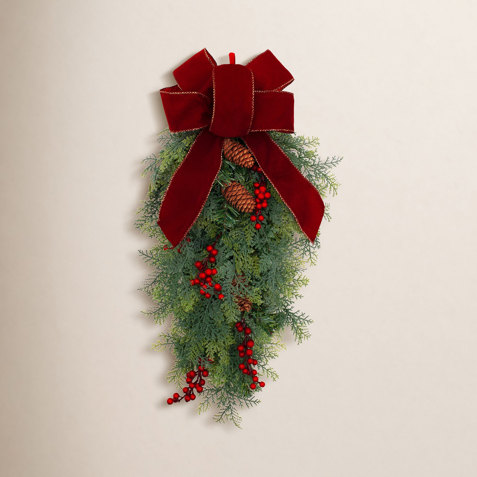 Hafner Lighted Faux Mixed Assortment Swag
