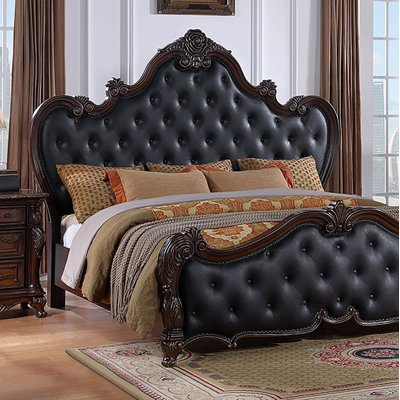 Granntam Upholstered Camelback Bed