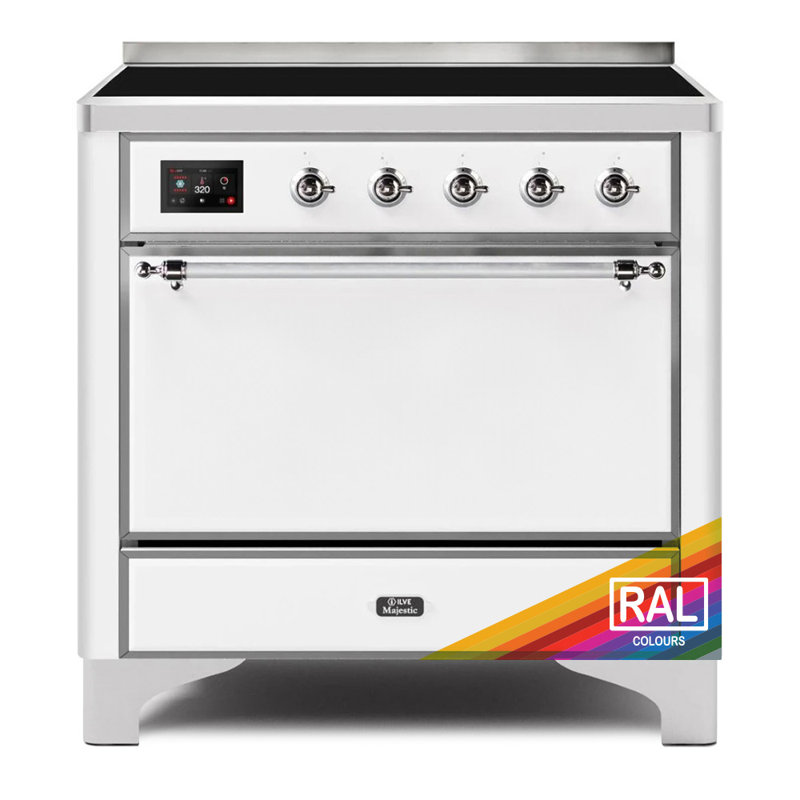 Majestic Ii 36 Inch Freestanding Induction Range, RAL/Chrome