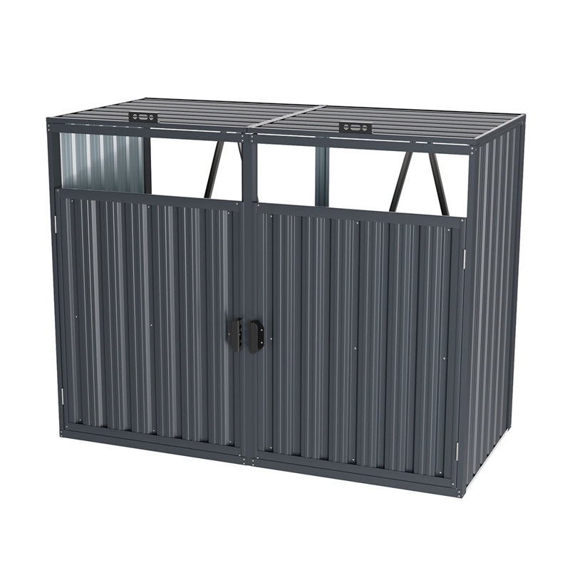 5ft. W x 3 ft.D Garbage Flat Sheds