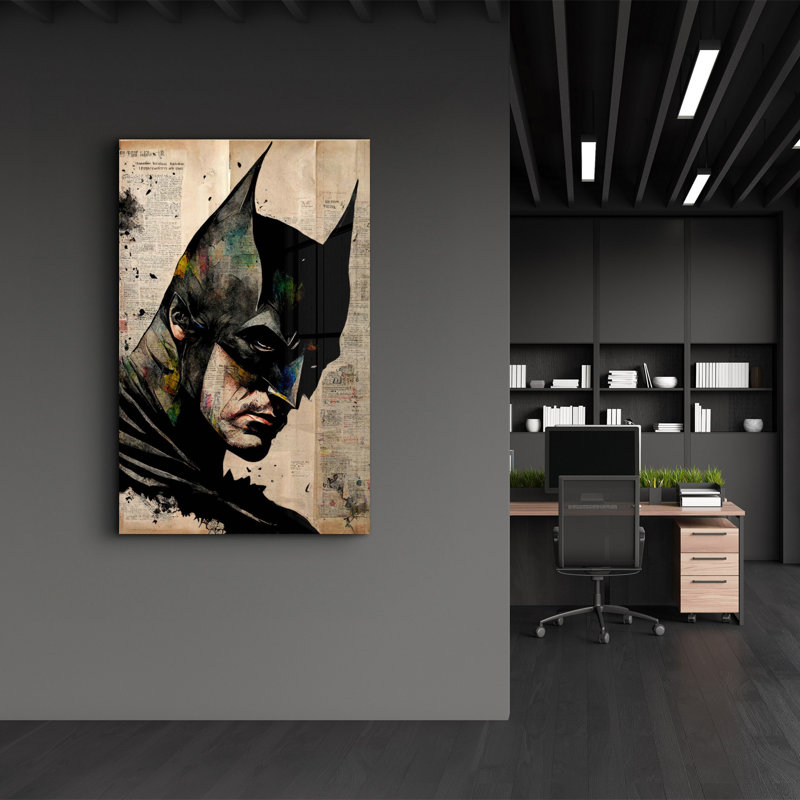Peinture murale élégante en verre trempé 18,1 po x 28,3 po | 100% verre trempé, épaisseur: 0,16 pouce | Imprimé UV pour des couleurs éclatantes et une durabilité | Parfait pour la décoration intérieure et l'esthétique moderne