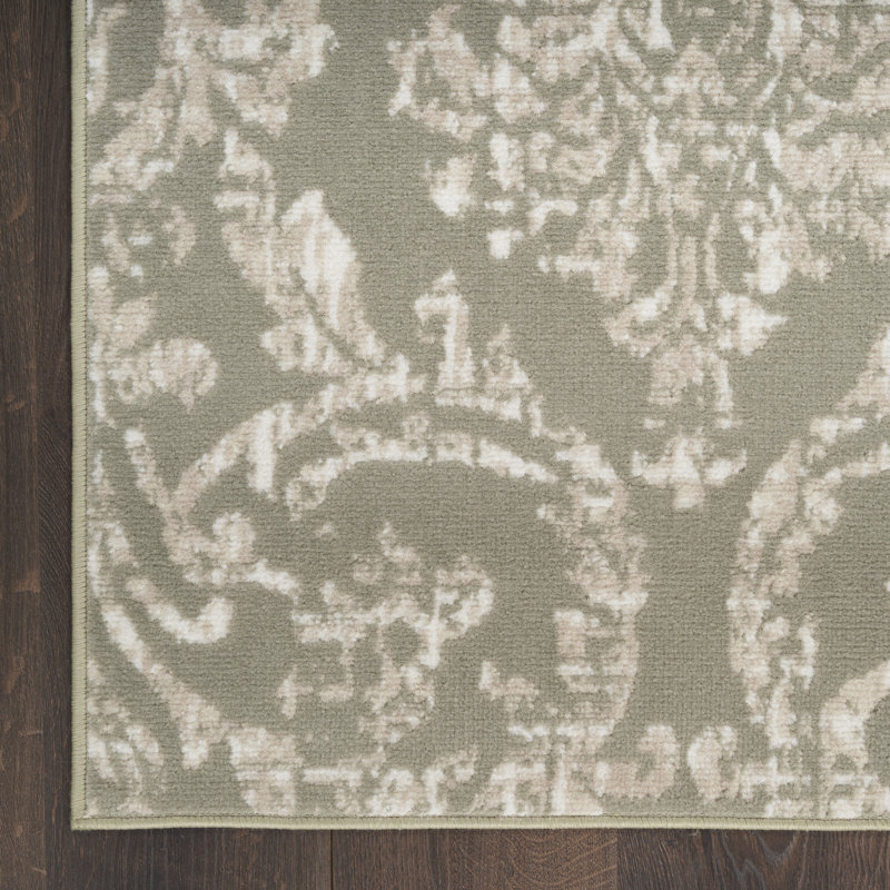 Bilbrey Damask Area Rug, Rectangle 10' x 14'