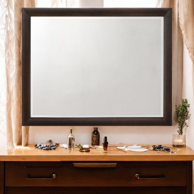 Miroir horizontal pour commode pour chambre à coucher