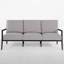 Bermuda Aluminum and Cane Sofa-423448721-423448732-423448735
