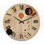 Horloge murale en bois massif Tyshanti-1063187288