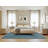 Machine Washable Solid Green Area Rug-1349821674