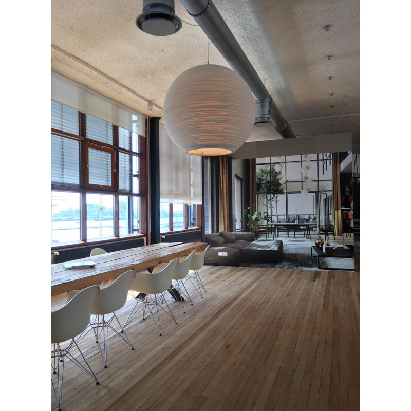 Luminaire suspendu Scraplights Arcturus blanc, Blanc, H 64 po x l 64 po x L 64 po