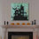 Haunted House - Graphic Art on Canvas