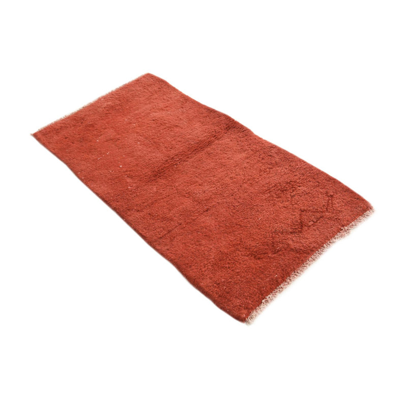 Tapis de couloir rouge rouille Ottilie