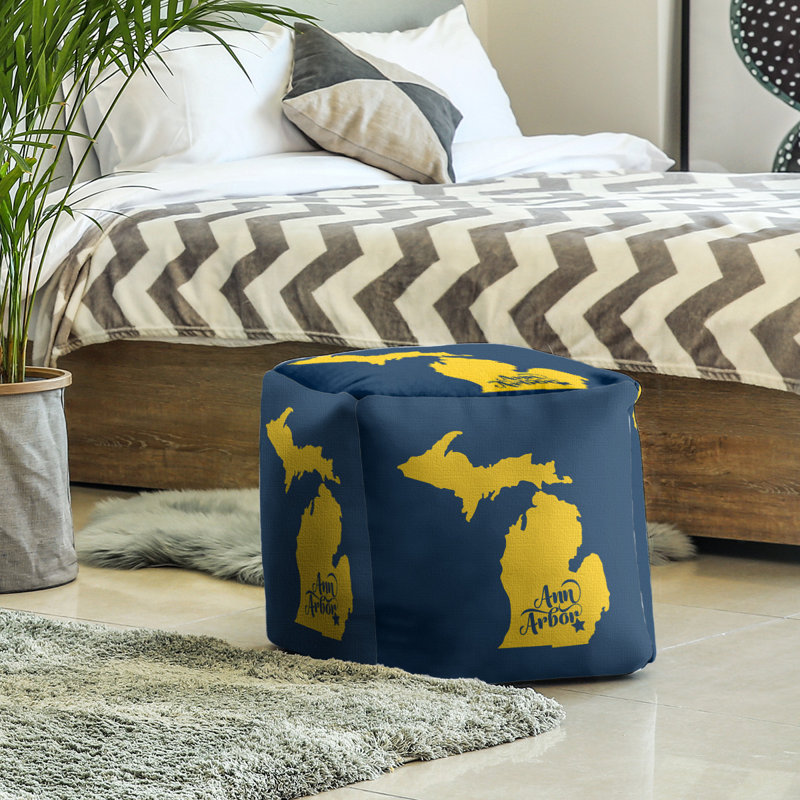 Repose-pieds cubes de michigan sports