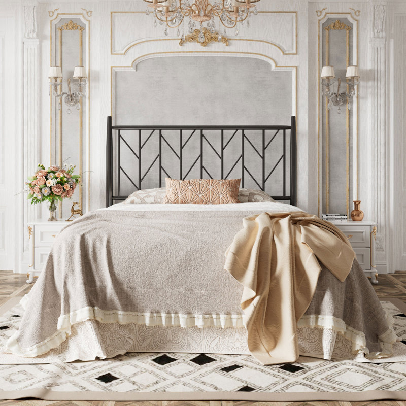 Lit plateforme Carragan, Noir, Grand