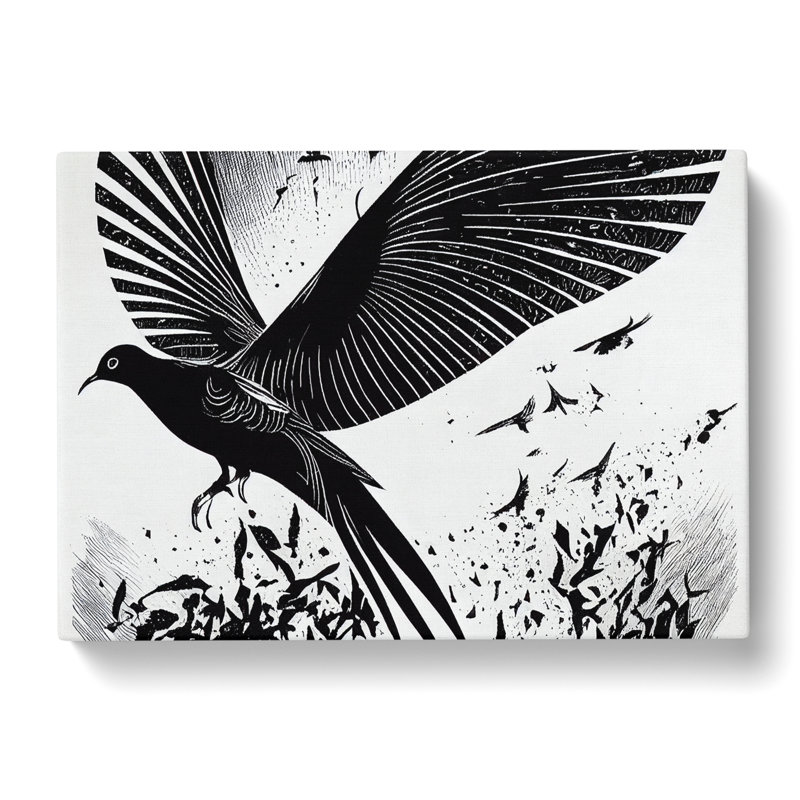 Awe Inspiring Bird - Wrapped Canvas, 35cm H x 50cm W x 3cm D