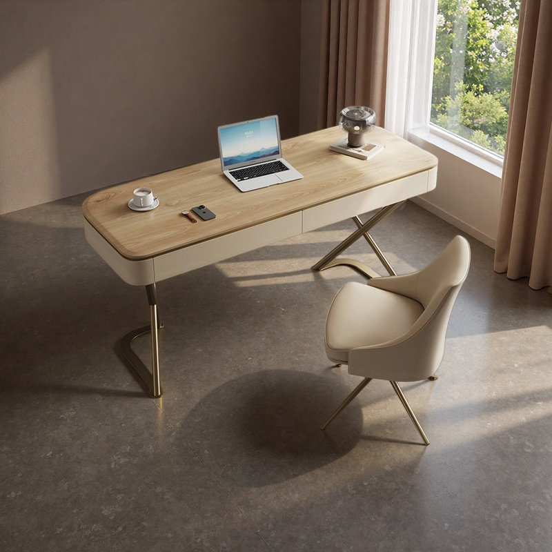 Bureau haut de gamme élégant, H 29,52 po x l 62,99 po x P 23,62 po