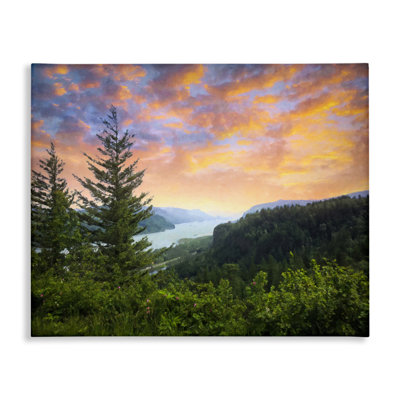 Art mural sur toile, "Scenic Overview at Sunset" par Graffi *ee Studios