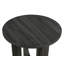Ensemble de table 3 pièces de style contemporain 1 table basse ronde 2X
