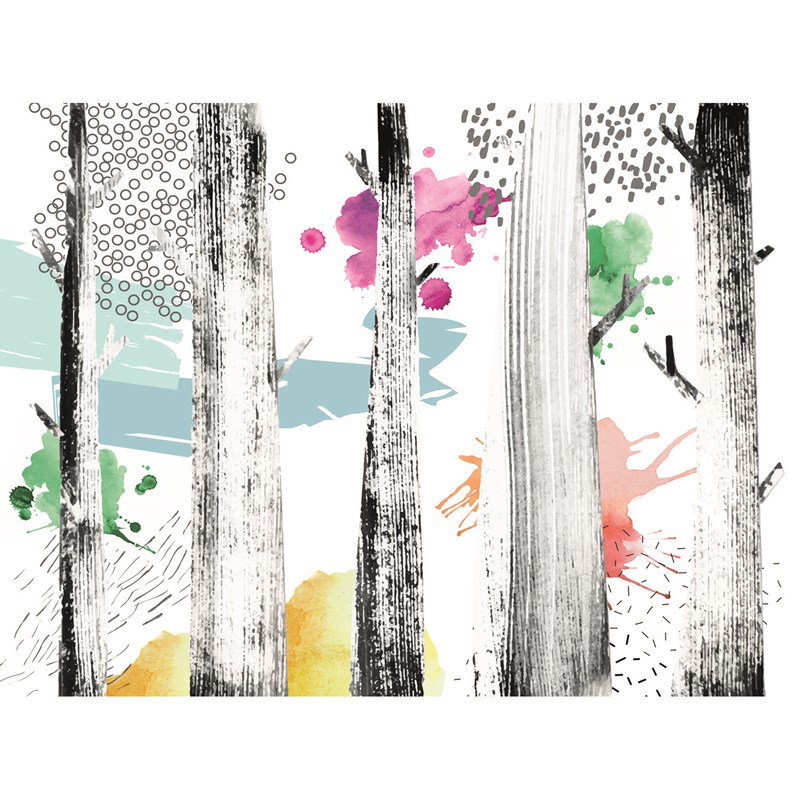 Ardengo 2.5m x 2.5m Matte Mural, 250 x 104cm