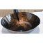 Lavabo de salle de bain en verre trempé circulaire 16,5 "x 16,5" avec bonde escamotable-124049121-124049122