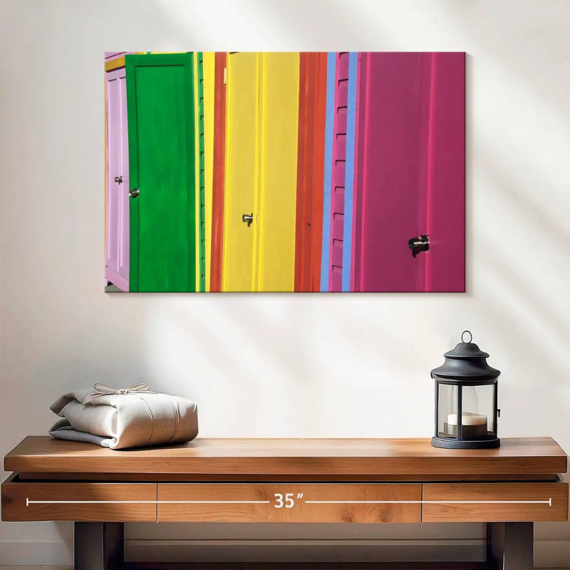 Lilie Vibrant Caribbean Door, 16" H x 24" W