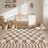 Checkered Rug for Living Room Washable Bedroom Rugs Non Slip Back Modern Classic Area Rug for Kids Boys Bedroom Home Decor Carpet for Dining Room Office-434211335-434211331