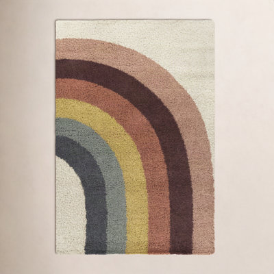 Olanda Rainbow Shag Area Rug