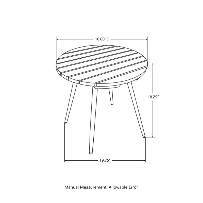 Table de bout