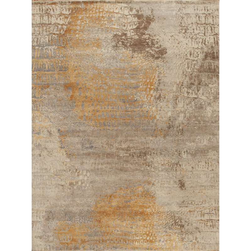 Panache Hand Knotted Area Rug, Rectangle 9' x 12'