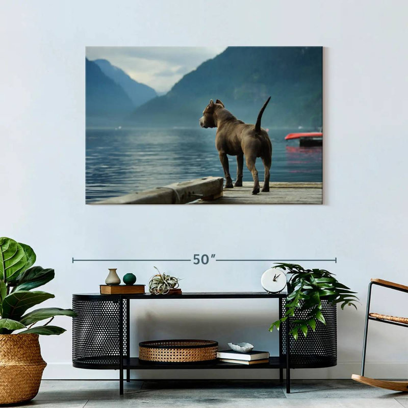 Brampt Pierside Pit Bull, 30" H x 45" W