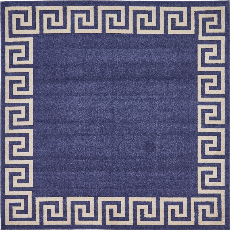 Balabak Geometric Indoor Rug, Square 8'