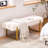 Laytona 46.5"W Tufted Bedroom Bench Entryway Bench with Metal Legs-2089941112-2086009417