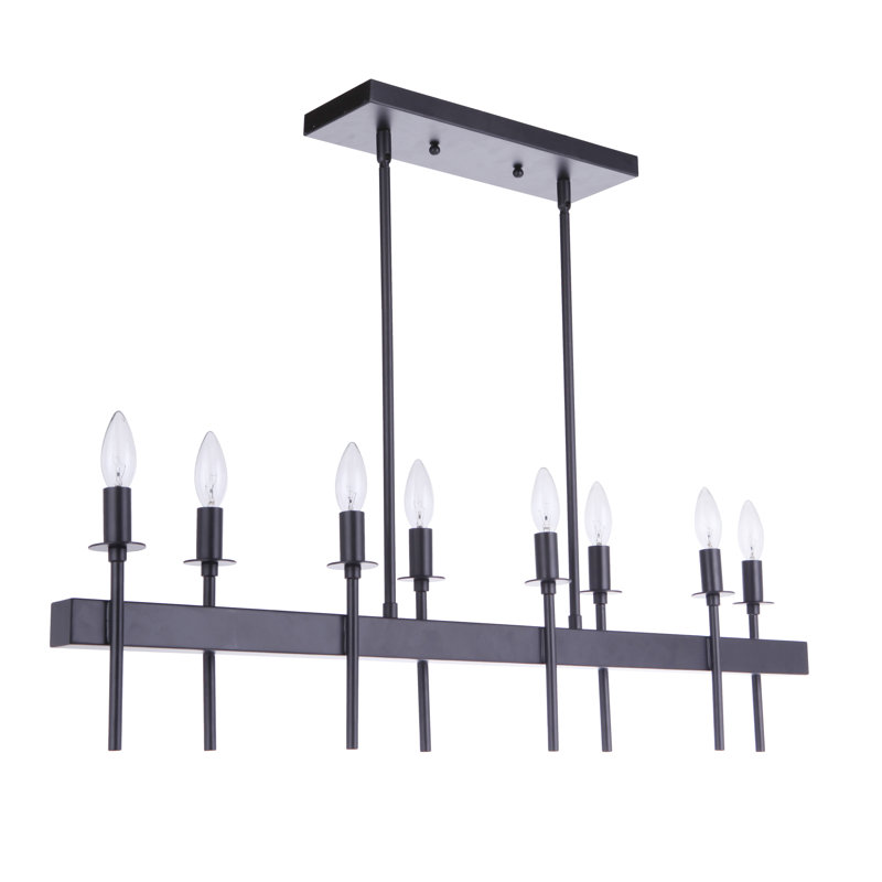 Retta 8 - Light Kitchen Island Pendant, Black