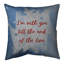 Coussin de citation de héros fidèle-391822421-297079248