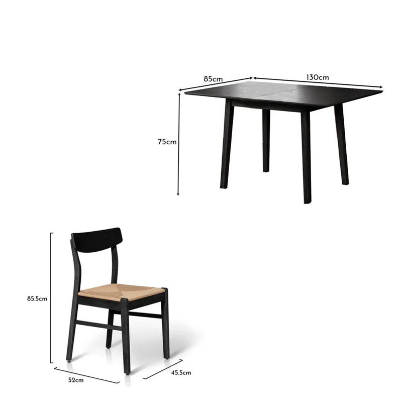 Tenaya 4 - Person Dining Set, Brown