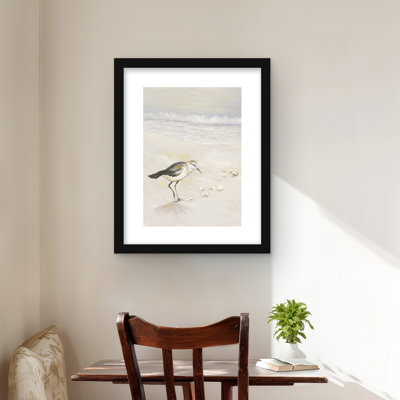 Imprimé Semipalmated Sandpiper Beach | Cadre encadré