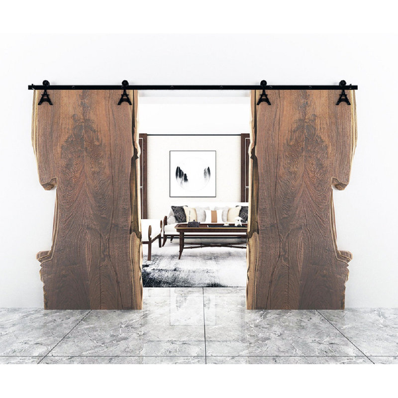 Ensemble de quincaillerie pour porte de grange standard, 78 po