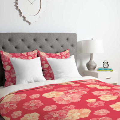 Lisa Argyropoulos Polyester Floral Duvet Cover