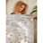 Premium Cotton Area Rug (5.2 x 7.5 ft), Cream, Grey & Camel | 100% Cotton, 1200 g/m² | Pile Height: 0.4 in, Total Thickness: 0.3 in | Antibacterial, Non-Slip PVC Underside, Machine Washable, Perfect for Living Room & Bedroom-112936746