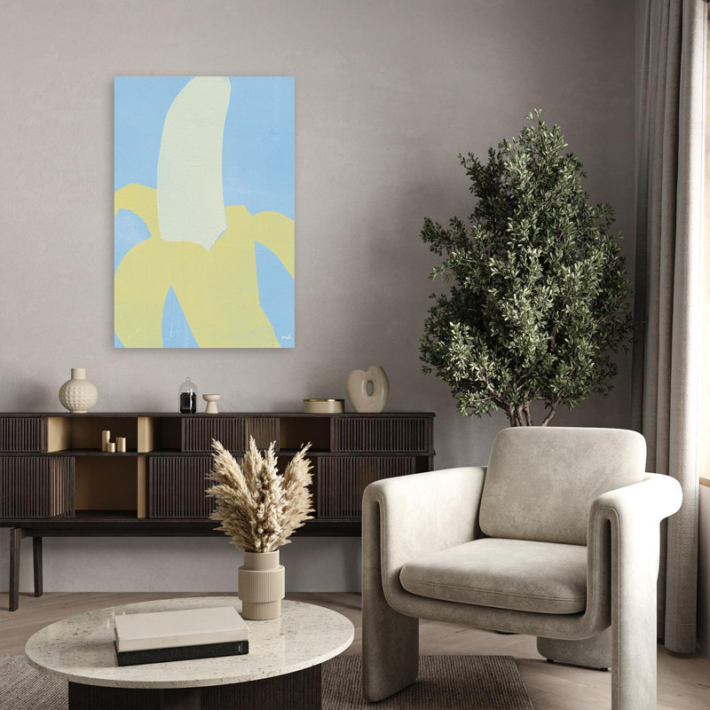 Art non pelé, art abstrait, tropical, H 36 po x l 24 po