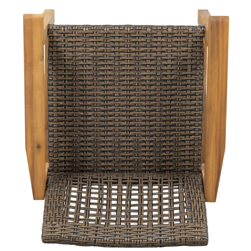 Ensemble de salle à manger d'extérieur en bois d'acacia Atkin
