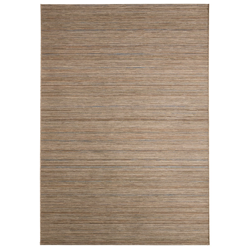 Tapis rayé brun Relativity TID02 (2,39 m x 2,90 m), Brun, Rectangle 7 pi 10 po x 9 pi 6 po