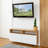 Mount-It Full Motion Height Adjustable TV Wall Mount Bracket with Black Gas Spring Articulating Arm