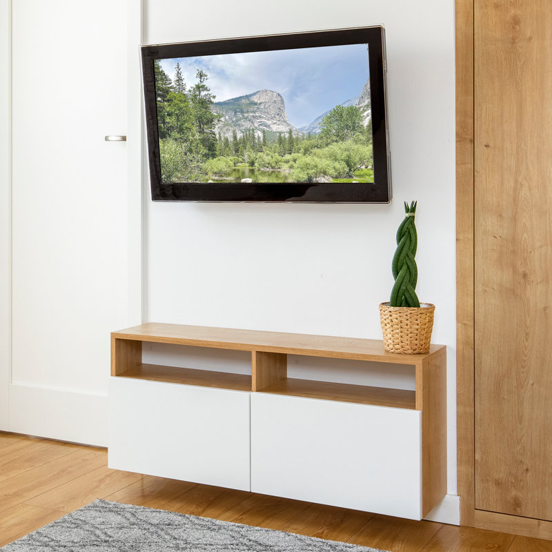 Mount-It! Adjustable Silver and Black Full Motion TV Wall Mount