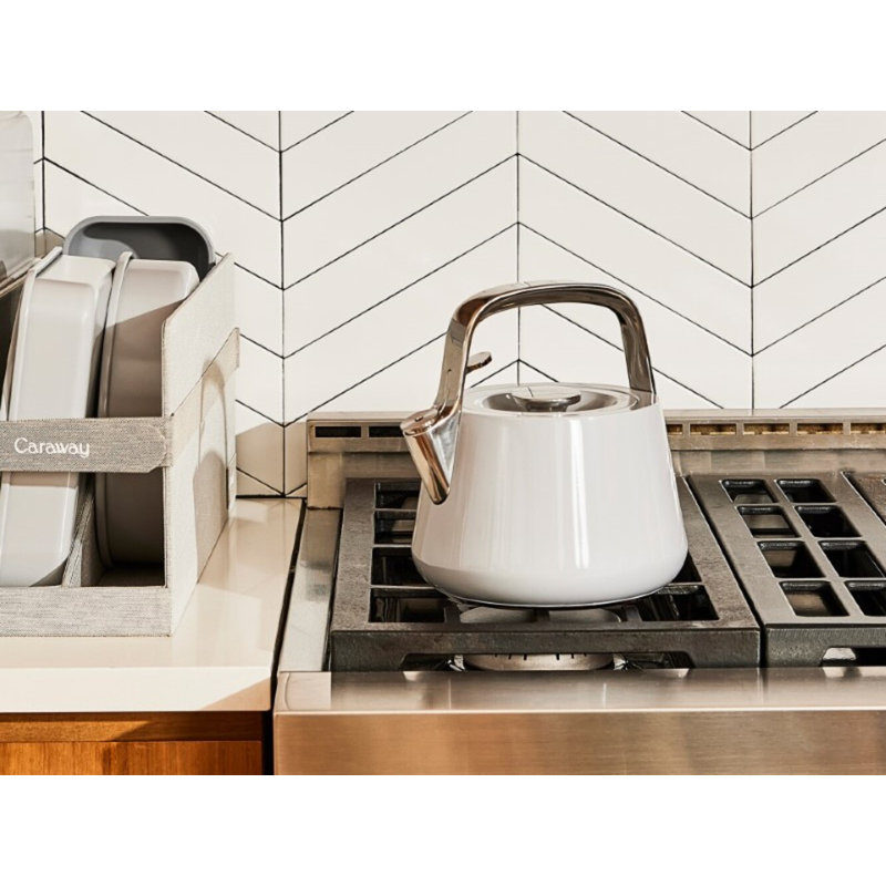 Caraway Stovetop Whistling Tea Kettle, Gray